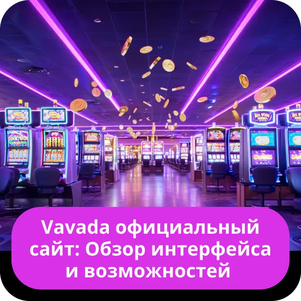 Vavada официальный сайт: Обзор интерфейса и возможностей